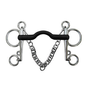 Embouchure de mors Pelham à articulation unique pour vétérinaire, embouchure polie et lisse, tous types de mors pour chevaux disponibles - Product Image 6