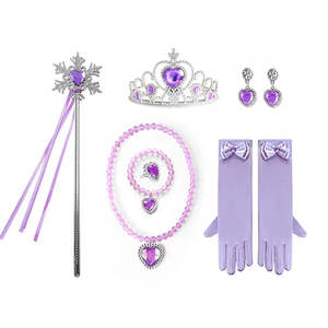 Conjunto de Disfraz de Princesa Rapunzel con Accesorios de Varita de Plástico para Niñas de Todas las Edades - Product Image 2