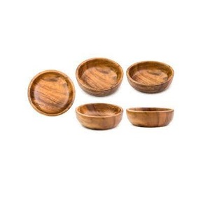 Cuenco de madera de acacia para el hogar y el restaurante y cuenco de madera de acacia de diseño moderno de tamaño personalizado a bajo precio - Product Image 2
