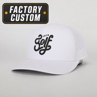Casquette de baseball personnalisée à 5 panneaux avec support magnétique pour tee-shirt, broderie 3D, nœuds, 100 % polyester, unisexe, réglable, toutes saisons, Chine