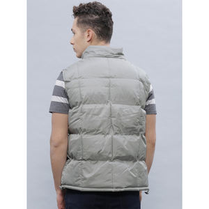 Chaqueta acolchada para hombre con servicio OME personalizada al por mayor, ecológica, impermeable, naranja, manga regular, con capucha y soporte, reversible - Product Image 3