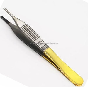 Pinces à tissus Adson Brown en carbure de tungstène, ensemble d'instruments chirurgicaux de précision, manuel, certifié ISO13485 - Product Image 4