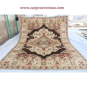 Tapis confortables en laine persane en fibres naturelles Taille personnalisée pour la décoration intérieure et l'extérieur Réversible et résistant aux taches - Product Image 1