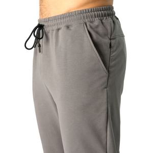 Pantalon de jogging en molleton de coton de haute qualité, jambe large, évasé, confortable, logo personnalisé, pantalon de jogging lavé pour homme - Product Image 4