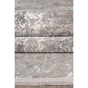 Vavien 1383 Juego de alfombra de área gris de alfombra hecha a máquina con textura suave - Product Image 3