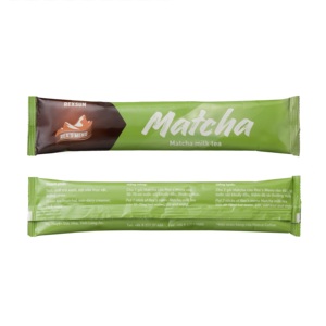 Poudre de thé au lait matcha instantanée vietnamienne authentique saveur de thé vert riche crémeuse et lisse 10 bâtonnets X 16 g/boîte - Product Image 4