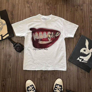 Camiseta Negra para Hombre, Manga Corta, Corte Regular, Estampado de Portada de Álbum, Cuello Redondo Informal, Algodón Jersey - Product Image 6