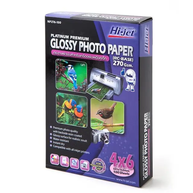 Photo Paper Diamond Glossy Platinum Inkjet Paper A4 270 gsm 10 50 sheets per pack