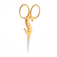 Ciseaux professionnels allemands en acier inoxydable pour gauchers, couleur personnalisable, motif licorne, pointe acérée, usage industriel et DIY