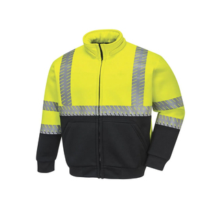 Sudadera de Seguridad Personalizada, Impermeable, de Microfibra Térmica, con Reflectante de Alta Visibilidad, Certificación CE, MOQ Bajo - Product Image 1