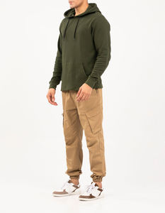 Sudadera con Capucha Extra Grande de Moda Otoño 2026, 100% Algodón, Peso Pesado 400 GSM, Mangas Largas Bordadas para Hombre - Product Image 3