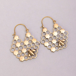 Pendientes minimalistas de luna de latón dorado para niñas, pendientes de joyería de moda, venta al por mayor, pieza de diseño solar, tendencia superior - Product Image 5