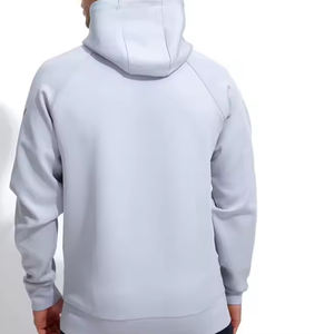 Nouveau Style Logo personnalisé coton vierge évasé hommes course survêtements Jogging costumes Streetwear à capuche et Joggers hommes ensemble survêtements - Product Image 3