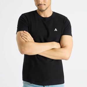 T-shirt pour homme 200 g/m², 100 % coton, col rond, t-shirt uni, streetwear, léger, pour homme - Product Image 5