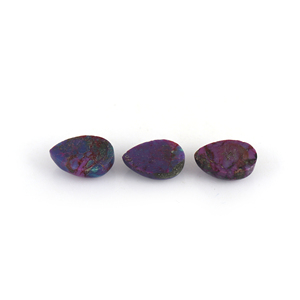 Venta caliente precio al por mayor 8X10MM Natural púrpura turquesa cabujón corte en forma de pera piedra preciosa suelta del fabricante - Product Image 3