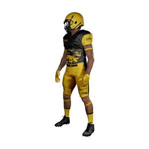 ชุดเสื้อเจอร์ซี่แบบสั้นพิมพ์ลายเครื่องแบบฟุตบอลต่อสู้อเมริกันออกแบบได้ตามต้องการสำหรับฝึกซ้อม - Product Image 6