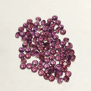 Rodolita Rosa natural, piedras preciosas facetadas sueltas de corte brillante redondo, altura de 2 mm para la fabricación de joyas - Product Image 3