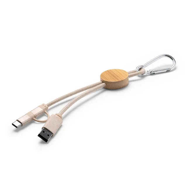 Adlson Eco-Friendly 4-in-1 USB Charging Cable for Promotional Gadgets