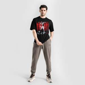 Camiseta King para Hombre GymArmour, 100% Algodón Jersey, Negra con Estampado, Transpirable, Manga Corta, Ropa Deportiva, Impresión Digital, Pakistán - Product Image 6
