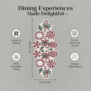 Handmade -Inch Round Glass <b>Table</b> <b>Coaster</b> Elegant and Stylish Beaded Green Beads Mats & Pads Glass <b>Table</b> Mat Home Furnishing - Product Image 4