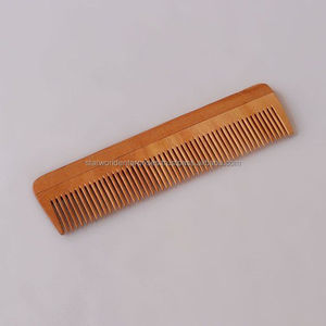 หวีผมไม้สะเดายเป็นมิตรกับสิ่งแวดล้อมสําหรับโปรโมชั่นร้านเสริมสวยที่บ้านและการใช้ในการเดินทางจากซัพพลายเออร์อินเดียในราคาส่งออก - Product Image 3