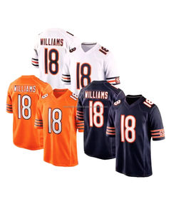 Maillot de football américain respirant pour hommes, imprimé par sublimation, pour adultes, 100% polyester, prêt à être expédié, maillot cousu de qualité supérieure - Product Image 1