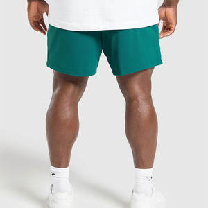 OEM Custom Logo Summer Men's Casual Shorts Single <b>Layer</b> Sports Mesh 100% Polyester Breathable Quick Dry Customizable Pockets - Product Image 4