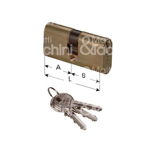 ทองเหลืองซาตินทรงกระบอกรูปไข่ - Product Image 1