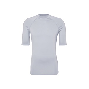Camiseta de Natación para Hombre, Corte Ajustado, Poliéster y Elastano, Secado Rápido, Antiarrugas, Antipilling, Transpirable, Elástica, para Surf, Playa - Product Image 5