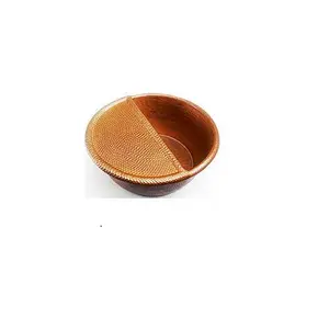 Copper foot for Round Metal Hammered Copper Pedicure Bowl For Treatment for spa salon new best design