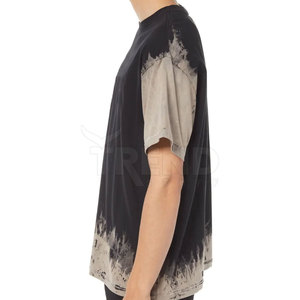 T-shirt en coton et bambou de haute qualité pour homme, logo personnalisé, imprimé streetwear, manches courtes douces, respirant, séchage rapide, haut décontracté - Product Image 4