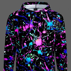 Vente en gros de sweatshirts en polyester imprimés en 3D Full Dye pour hommes sweats à capuche en molleton à motif solide avec poches kangourou taille XS pour l'hiver - Product Image 1