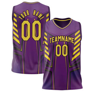Maillot de basket-ball pour jeunes de qualité originale Garçons industrie de l'artiste fait uniforme d'enfant de nom personnalisé - Product Image 1
