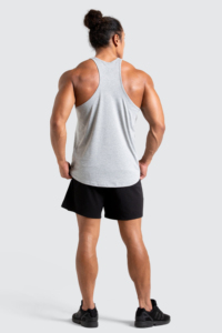 Gimnasio Singlets Mens Tank Tops Algodón Stringer Culturismo Y Fitness - Product Image 3