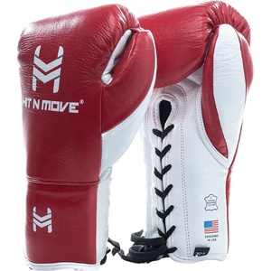 Premium Quality Cowhide Leather Customized Boxing <b>Gloves</b> Cowhide Leather Hook Loop Closure <b>Type</b> Customized Logo Design for MMA - Product Image 4