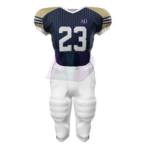 Uniforme de Fútbol Americano Personalizado al por Mayor, Manga Corta para Pedidos de Equipo, con Tela Suave, Transpirable y de Alto Rendimiento - Product Image 4