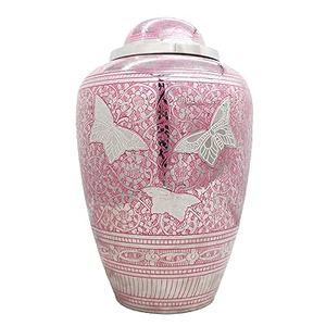 โกศเผาศพโลหะสำหรับผู้ใหญ่ ขนาดใหญ่ งานฝีมือ สำหรับงานศพและงานอนุสรณ์ มีจำหน่ายทั้งทองเหลืองและอะลูมิเนียม - Product Image 1