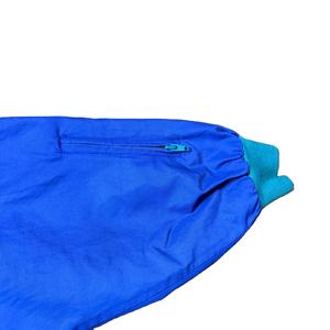 Chaqueta Deportiva Vintage para Hombre, Azul, Media Cremallera, Estilo Anorak, con Capucha, Transpirable, Manga Larga, para Gimnasio, Fitness y Entrenamiento - Product Image 3