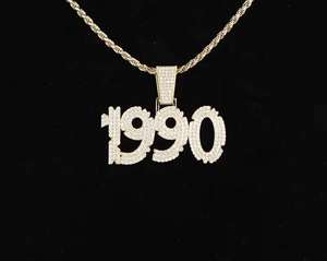 Collar con Colgante de Hip Hop Personalizado con Número VVS Moissanite Chapado en Rodio, Joyería con Nombre, Anillo Personalizado con Diamantes Facetados - Product Image 2