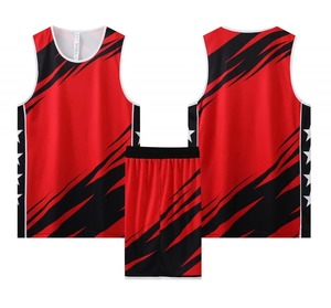 เสื้อบาสเก็ตบอลแขนกุดใส่เล่นบาสเก็ตบอลชุดห้าส่วนชุดบาสเก็ตบอลพิมพ์หมายเลขตามสั่ง - Product Image 5