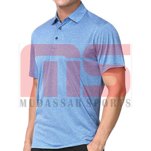 Polo de golf de haute qualité évacuant l'humidité T-shirts polo décontractés pour hommes faits sur mesure Vente en gros d'usine OEM - Product Image 3
