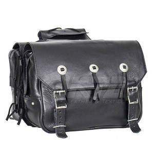 Sacs de selle en cuir en gros fabriqués au Pakistan Sacs de selle en cuir en matériau durable de haute qualité - Product Image 1