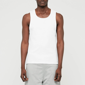 Camiseta sin Mangas Personalizada al por Mayor para Hombre, Diseño Personalizado con Logotipo, Compresión Transpirable, Poliéster/Algodón, Talla Grande - Product Image 1