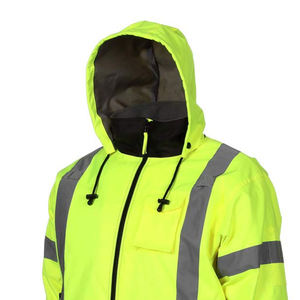 Veste de sécurité en toile réfléchissante de haute qualité pour homme Style d'hiver avec logo avant Prix bon marché Style High Street pour le Pakistan - Product Image 4