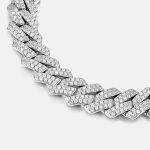 Pulsera de Tenis con Dijes de Diamantes de Imitación y Baño de Oro - Estilo Hip Hop, Regalo, Suministro al por Mayor - Product Image 3