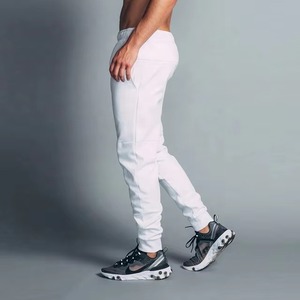 Pantalon de survêtement slim fuselé décontracté pour hommes Joggers gris chiné clair Poches zippées Design ajusté confortable Personnalisation des couleurs OEM - Product Image 3