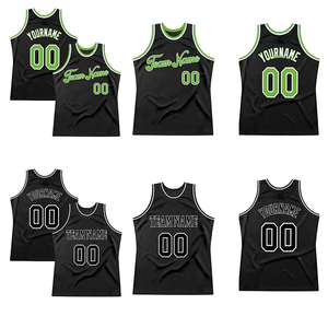 Unisex American Retro Mesh Custom Jerseys Secado rápido Entrenamiento universitario Uniformes de baloncesto Conjuntos transpirables - Product Image 6