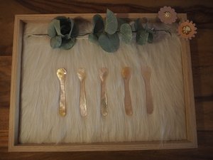 แม่ของช้อนมุก-ช้อนสง่างาม, แม่ธรรมชาติของช้อนมุกสำหรับกวน, แฮนด์เมดแม่ของช้อนมุกสำหรับขนมหวาน - Product Image 2