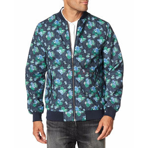 Blouson d'aviateur à sublimation pour hommes de qualité supérieure entièrement personnalisé Blouson d'aviateur coupe-vent à coupe-vent par sublimation pour hommes entretenu par les OEM - Product Image 1