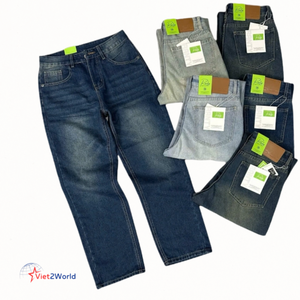 Pantalon sarouel droit en denim brillant de haute qualité pour femmes à la mode Style formel des fabricants du Viet Nam à un prix avantageux - Product Image 5